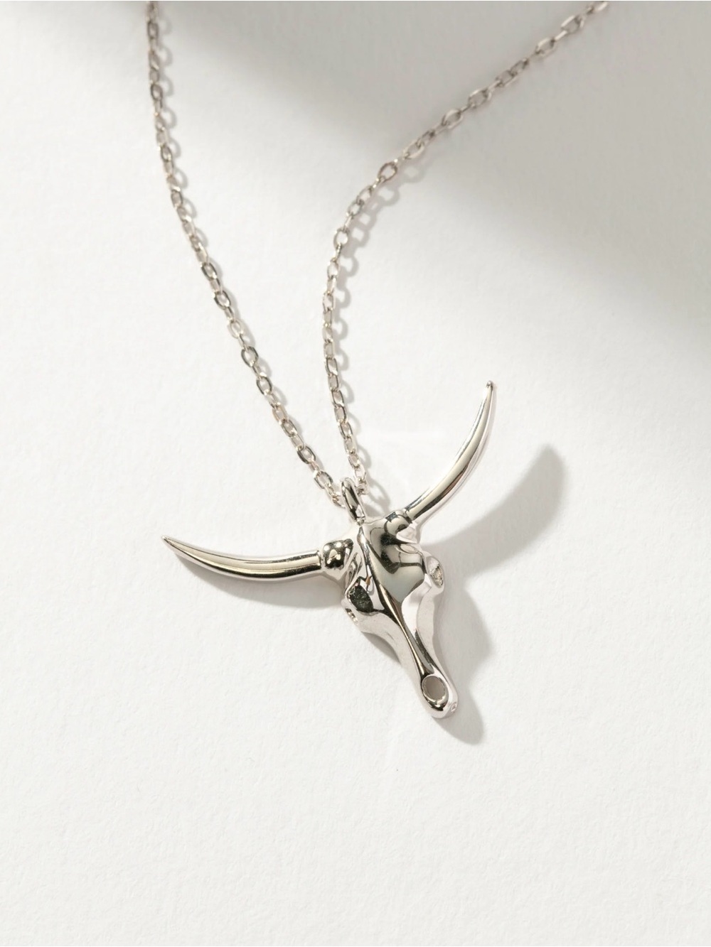 Uncommon James Fighter Longhorn Pendant Necklace NWT Western Cowgirl Jewelry